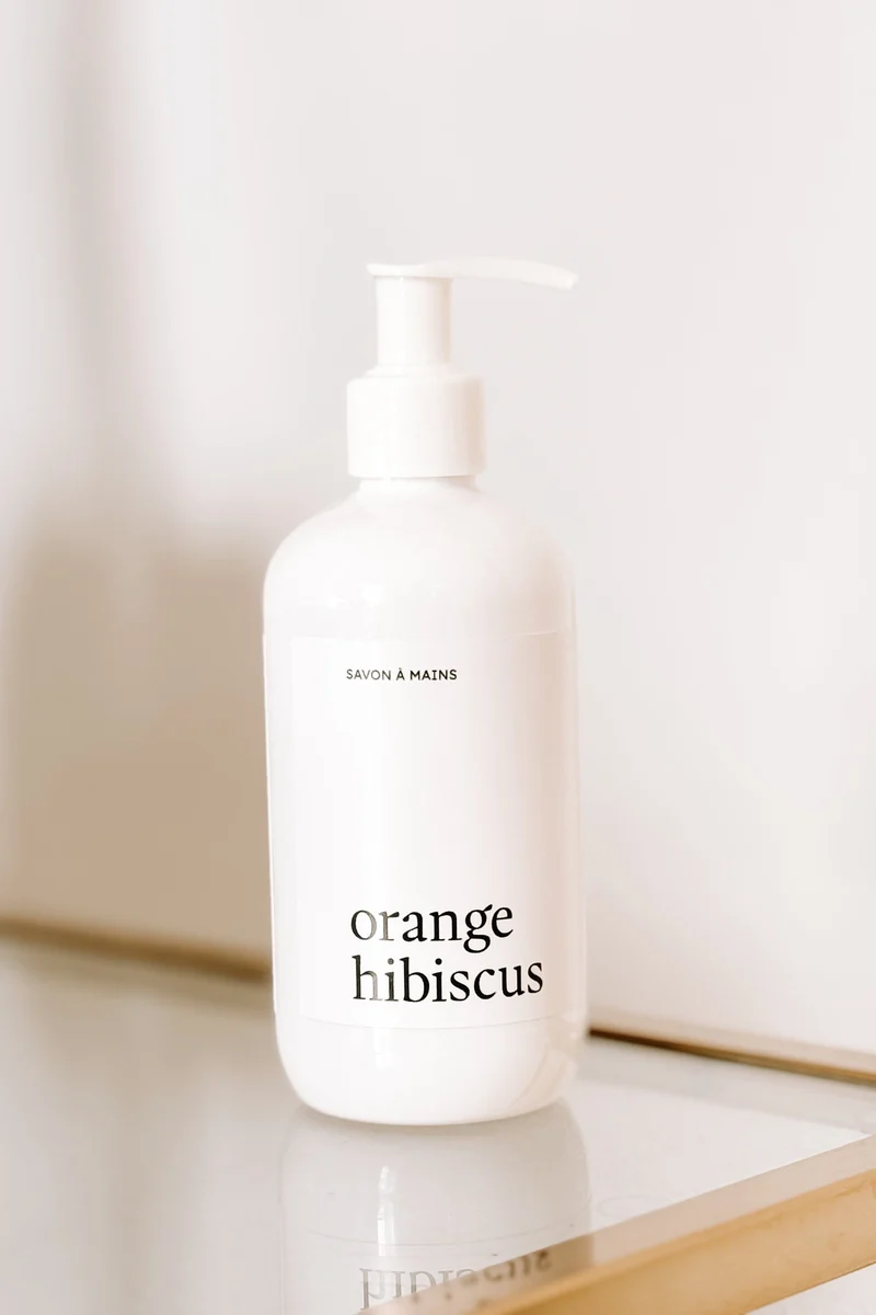 SAVON À MAINS - Orange hibiscus