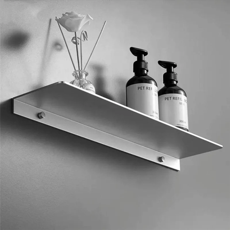 Étagère de douche extra plate chromée