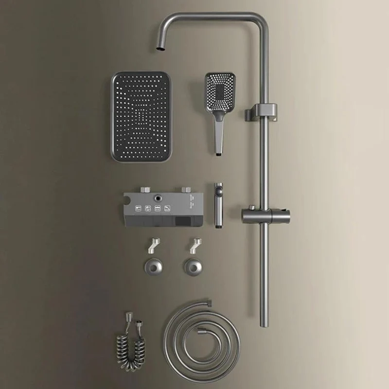 Colonne de douche mitigeur thermostatique style piano