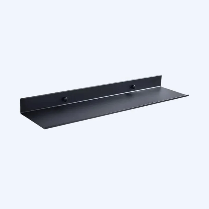 Étagère de douche extra plate noire