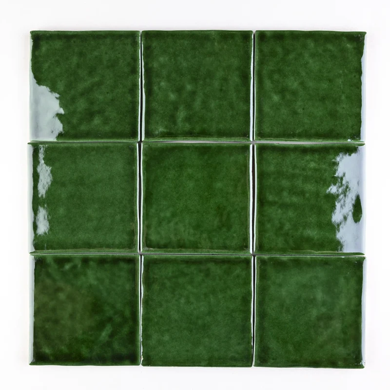 Carrelage effet zellige - Verde Cobre