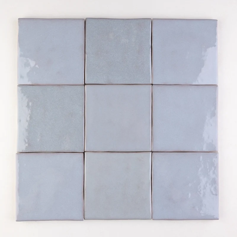 Carrelage effet zellige - Gris claro
