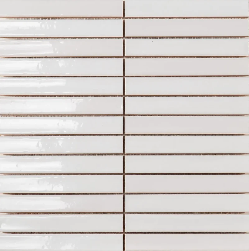 Faïence décorative - Short Stick Glossy Blanco
