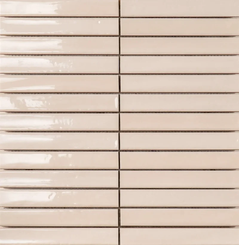 Faïence décorative - Short Stick Glossy Ivory