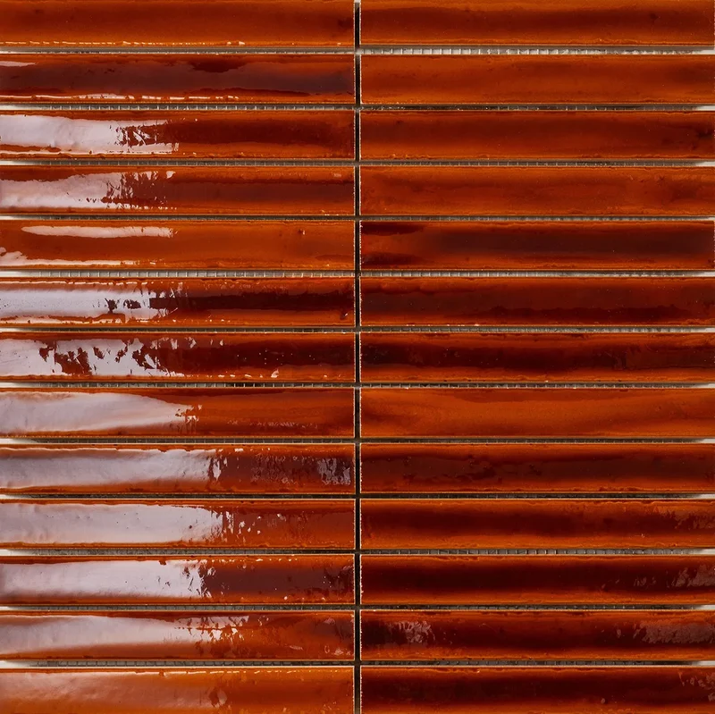 Faïence décorative - Short Stick Crackle Honey