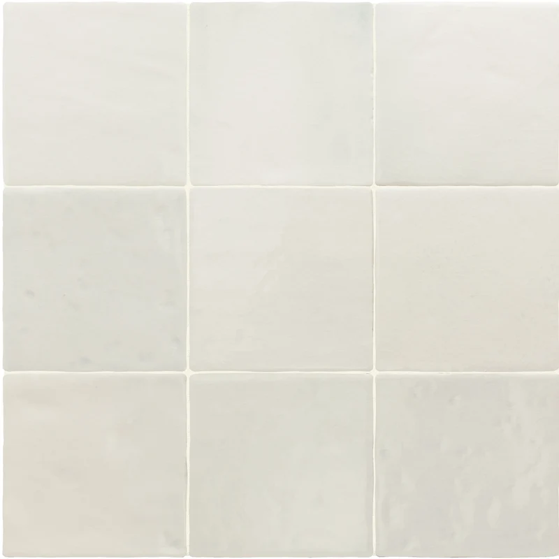 Faïence effet zellige - Menorca White 10 x 10