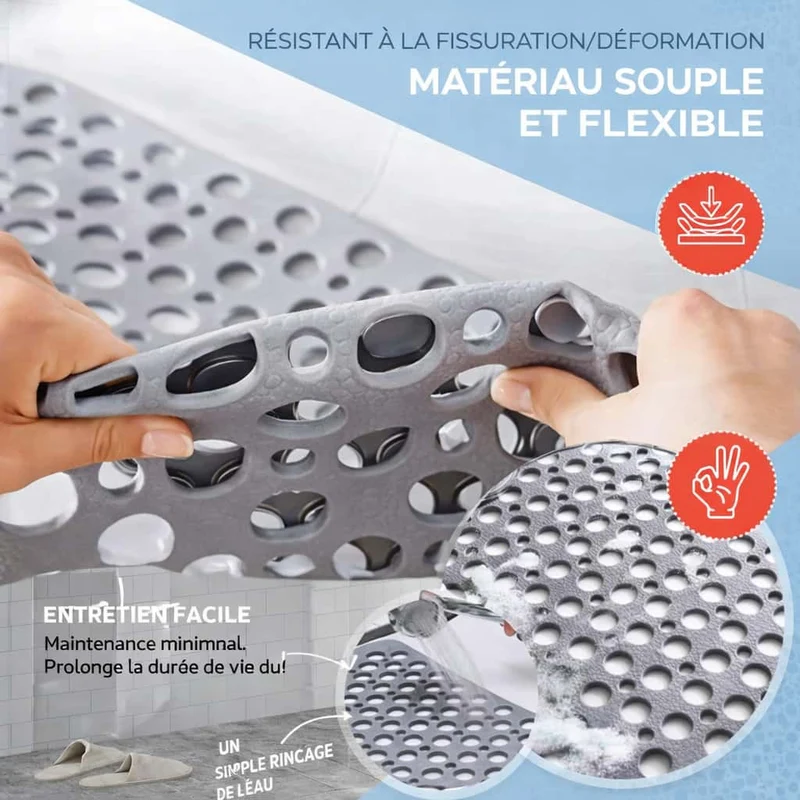 Tapis de Douche Antidérapant Senior – Sécurité Renforcée