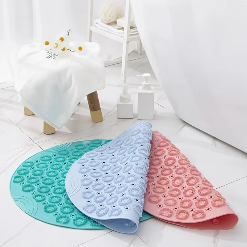 Tapis de Douche Rond – Confort et Sécurité