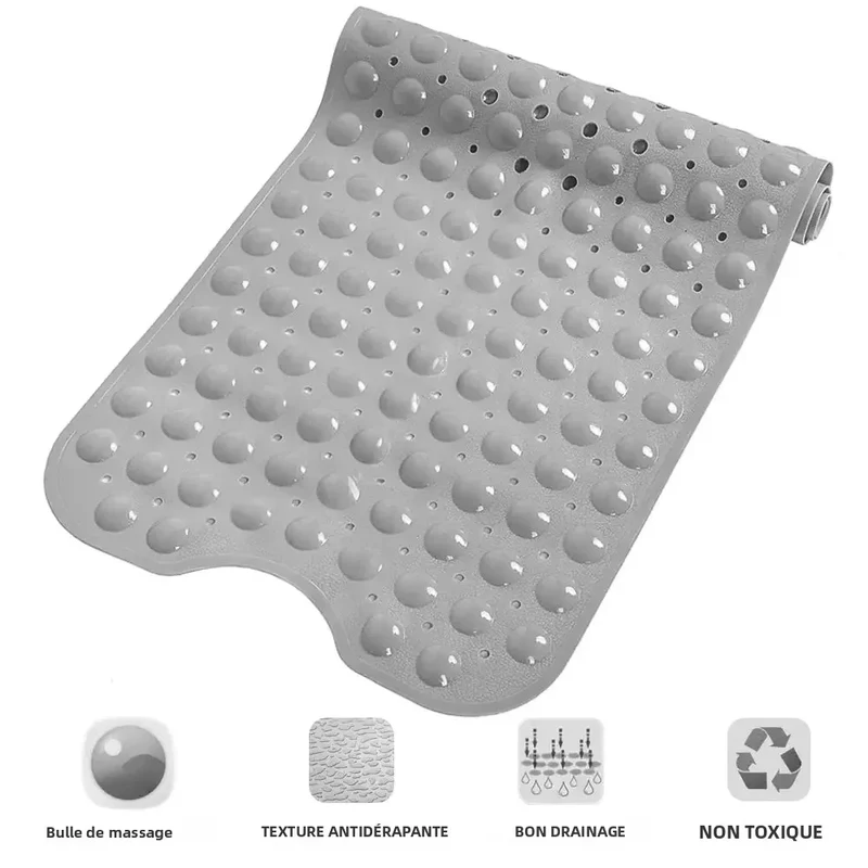 Tapis de Bain Antidérapant pour Baignoire 40 × 100 cm