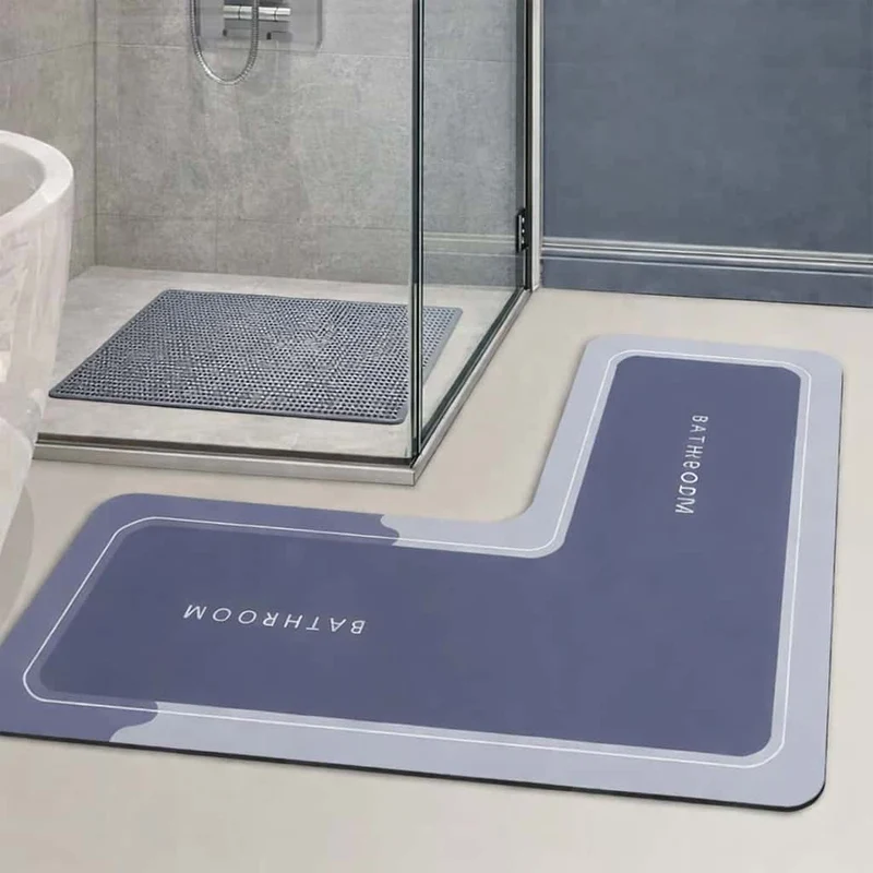 Tapis de Bain Angle Droit – Format Pratique