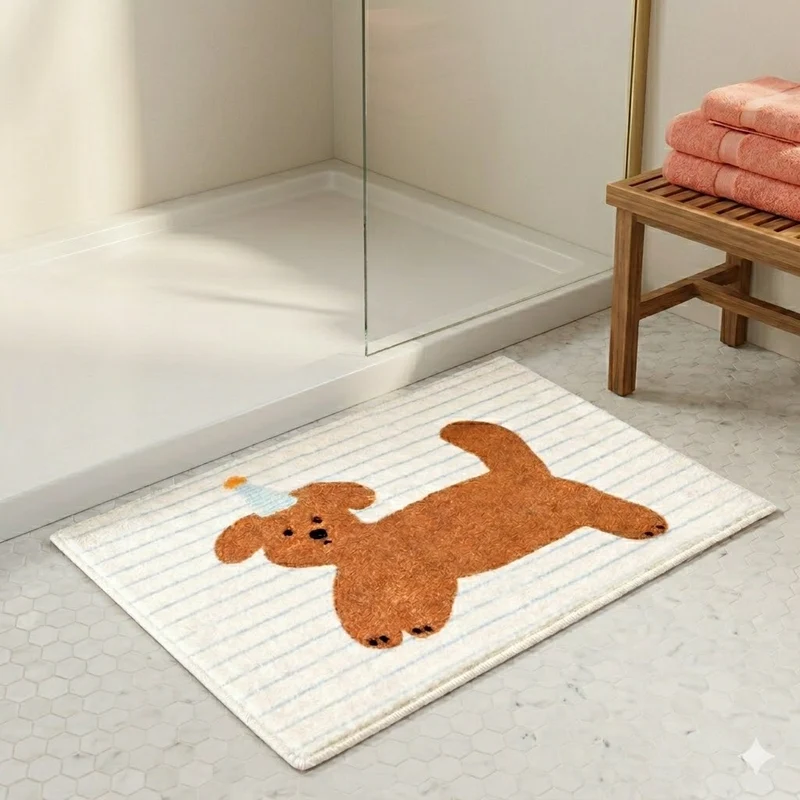 Tapis de Sortie de Bain Antidérapant – Sécurité et Confort