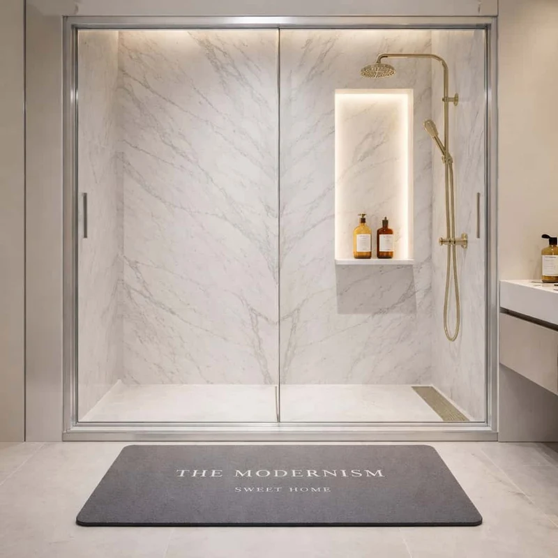 Tapis Salle de Bain Diatomite – Séchage Ultra Rapide