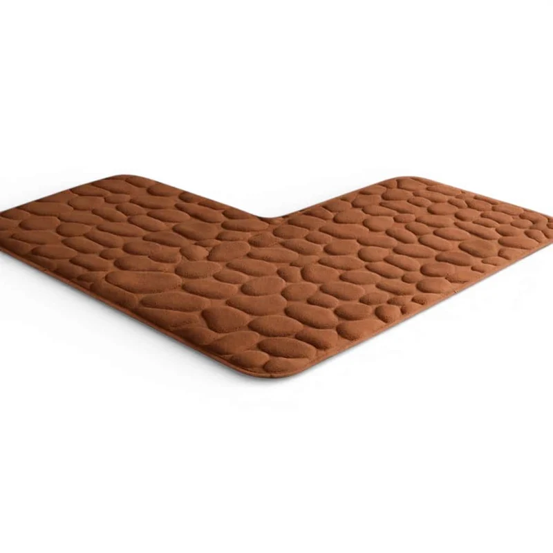 Tapis de Bain en L – Adapté aux Coins et Cabines