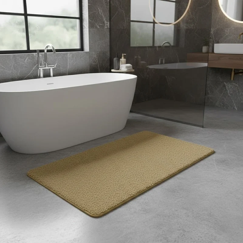 Grand Tapis de Bain Épais – Grande Taille et Haute Absorption