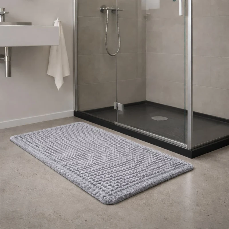 Tapis Sortie de Bain Antidérapant – Microfibre Douce et Sécurisée