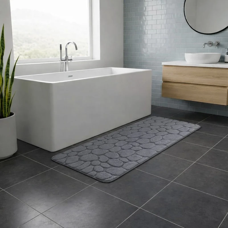 Tapis Salle de Bain XXL – Large et Antidérapant