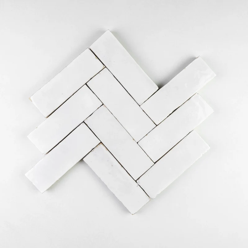 Zellige authentique - Blanc Pur