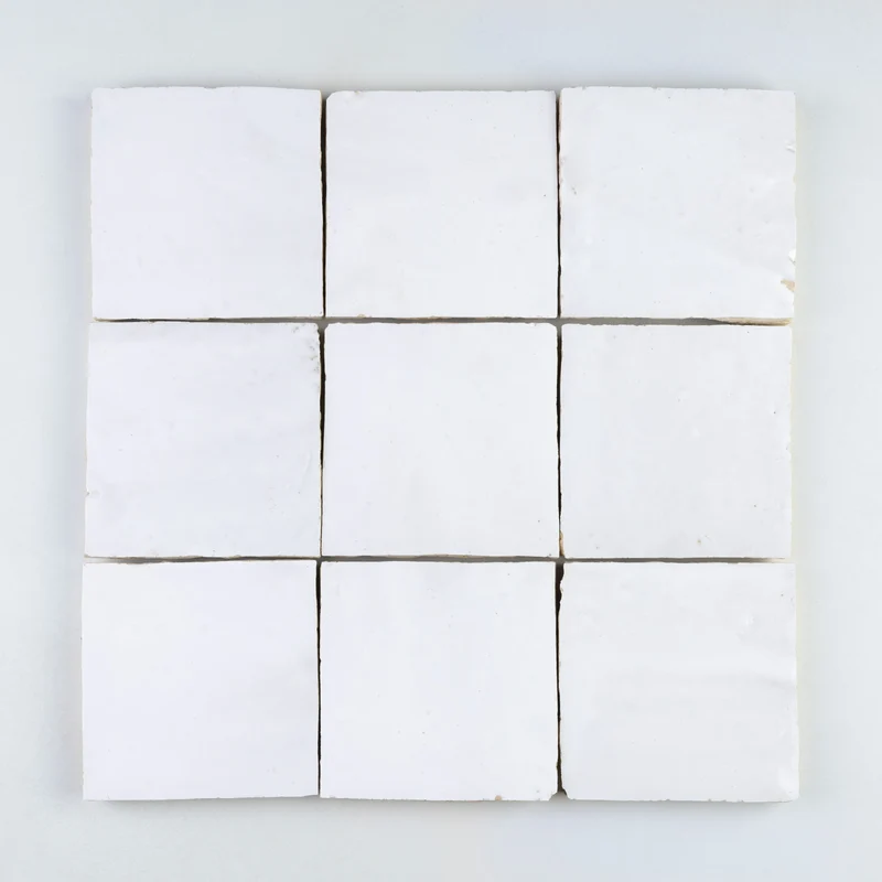 Zellige authentique - Blanc Pur