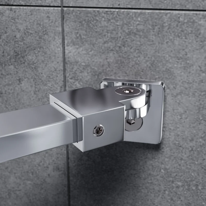 SIRHONA Porte de Douche Barre de Stabilisation en Acier Inoxydable 1000 mm
