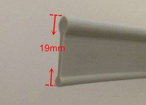 SIRHONA Joint de porte de douche pleine longueur 19 x 1200 mm