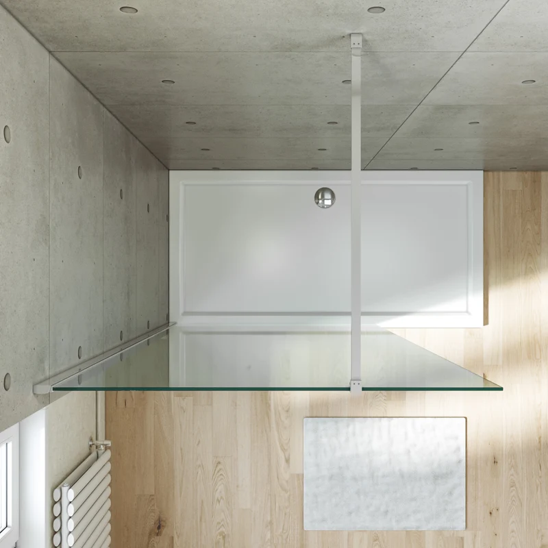 SIRHONA Paroi de douche italienne 70-120 cm x 200 cm, 8 mm verre Nano transparent