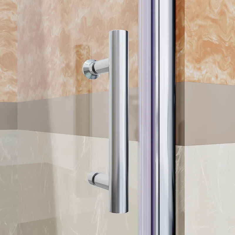 SIRHONA Porte de douche taille 70-90cm rétractable 4cm hauteur 185cm