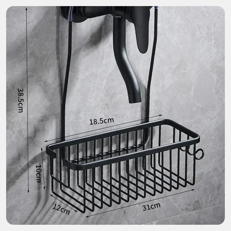 Étagère de douche en aluminium à suspendre