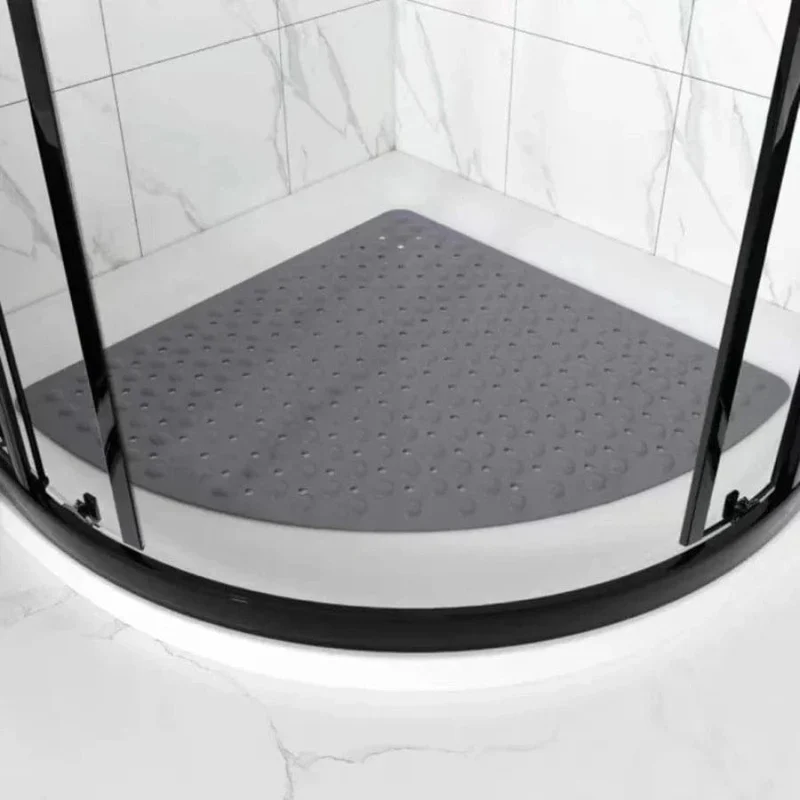 Tapis de bain antidérapant pour douche d'angle