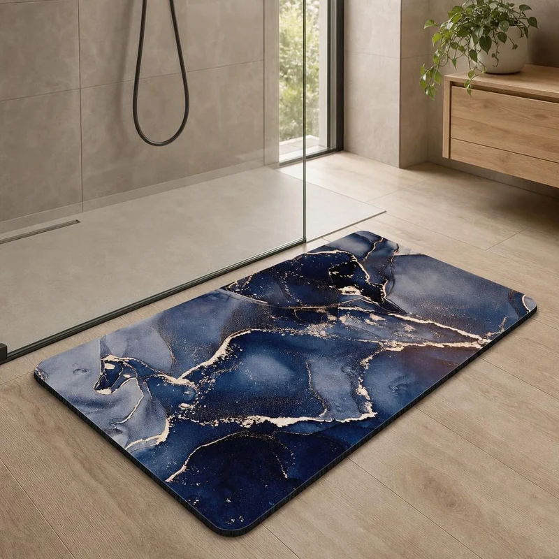 Tapis de bain déco moderne
