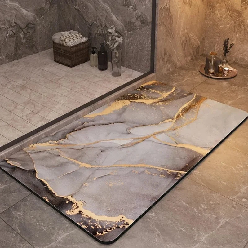 Tapis de bain déco moderne