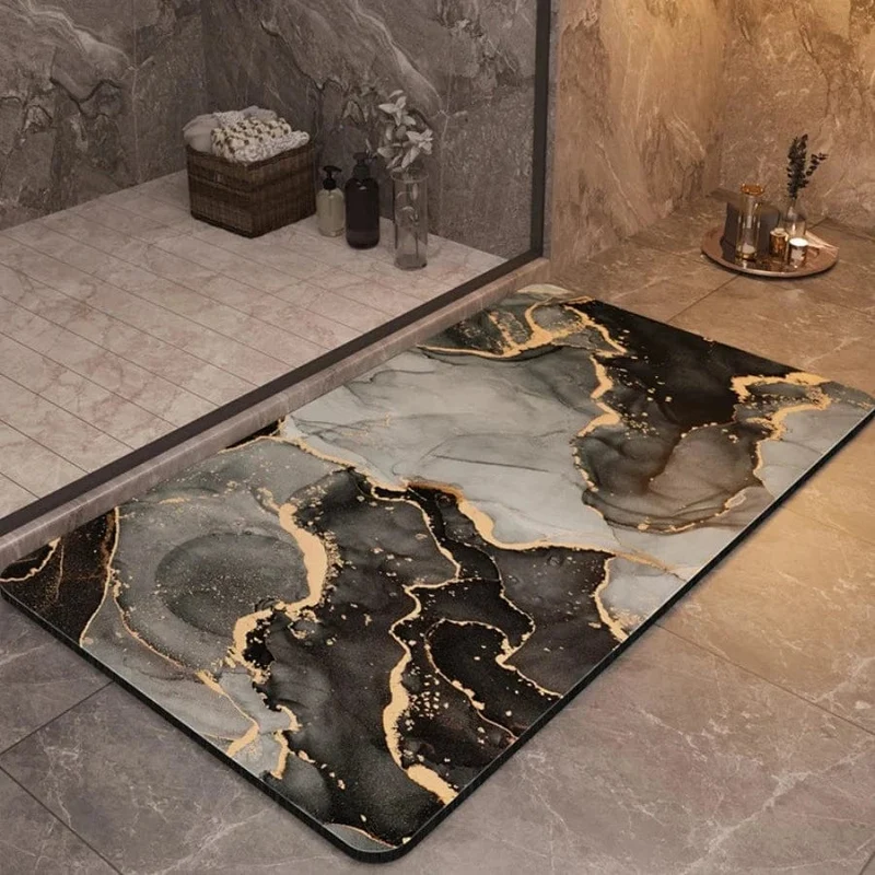 Tapis de bain déco moderne