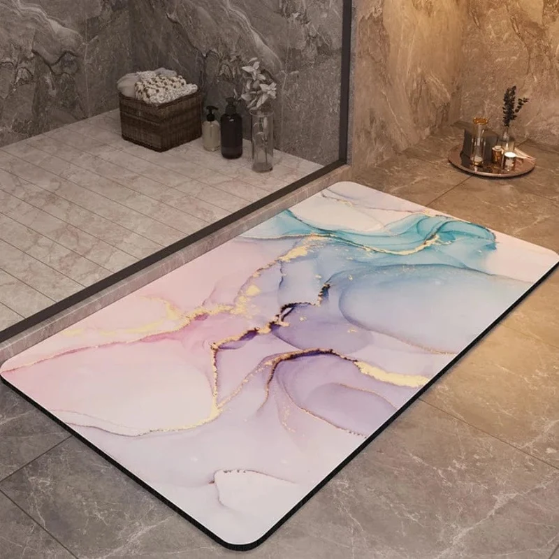 Tapis de bain déco moderne