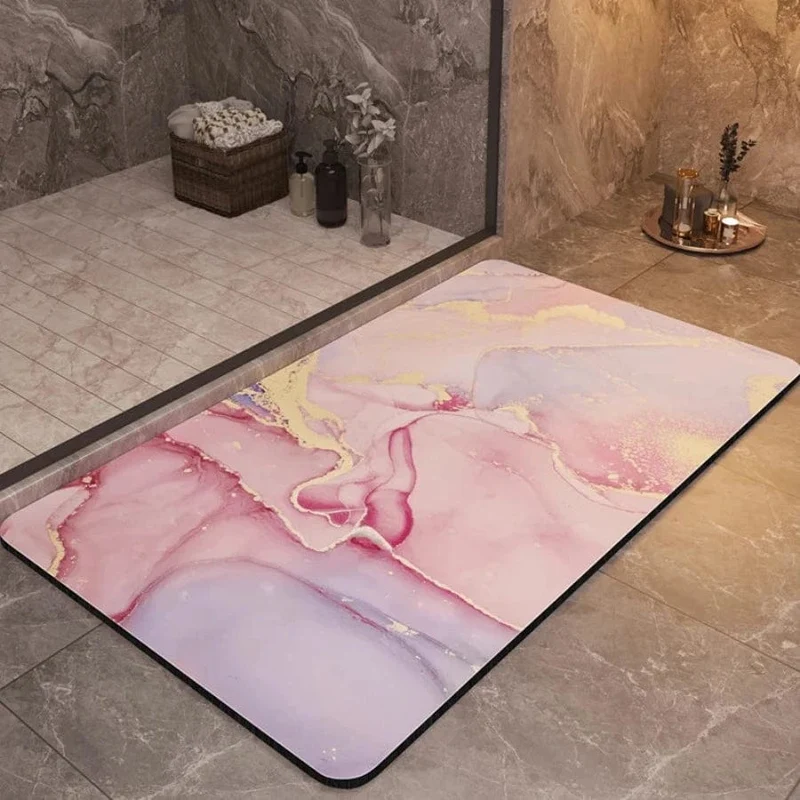 Tapis de bain déco moderne