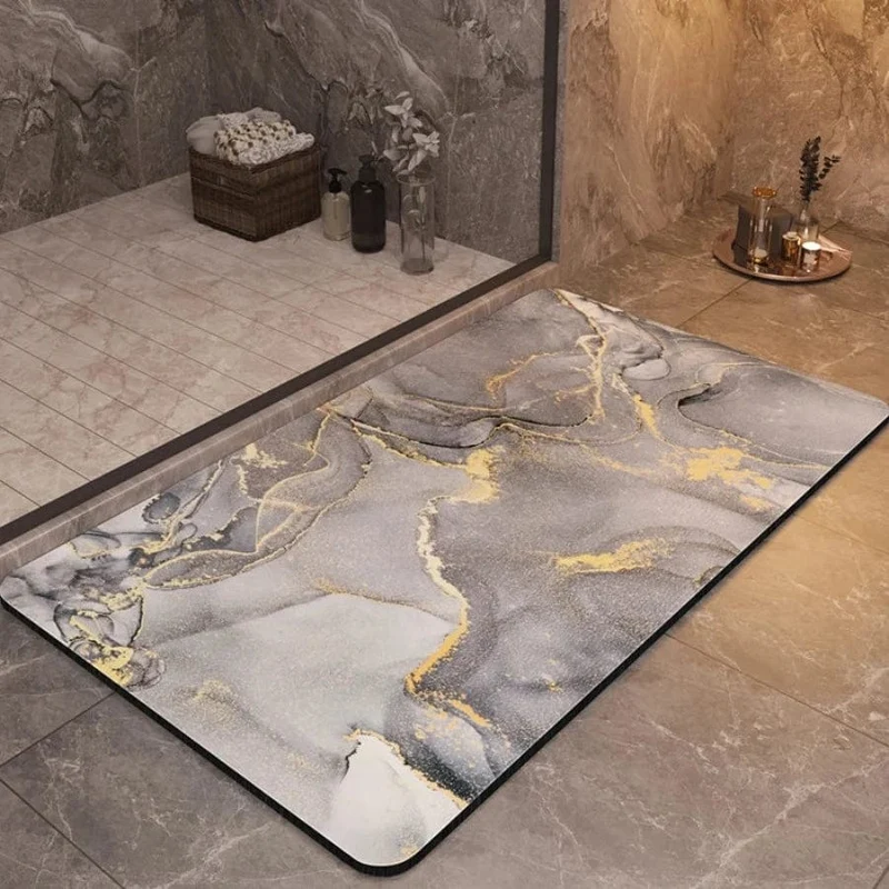 Tapis de bain déco moderne