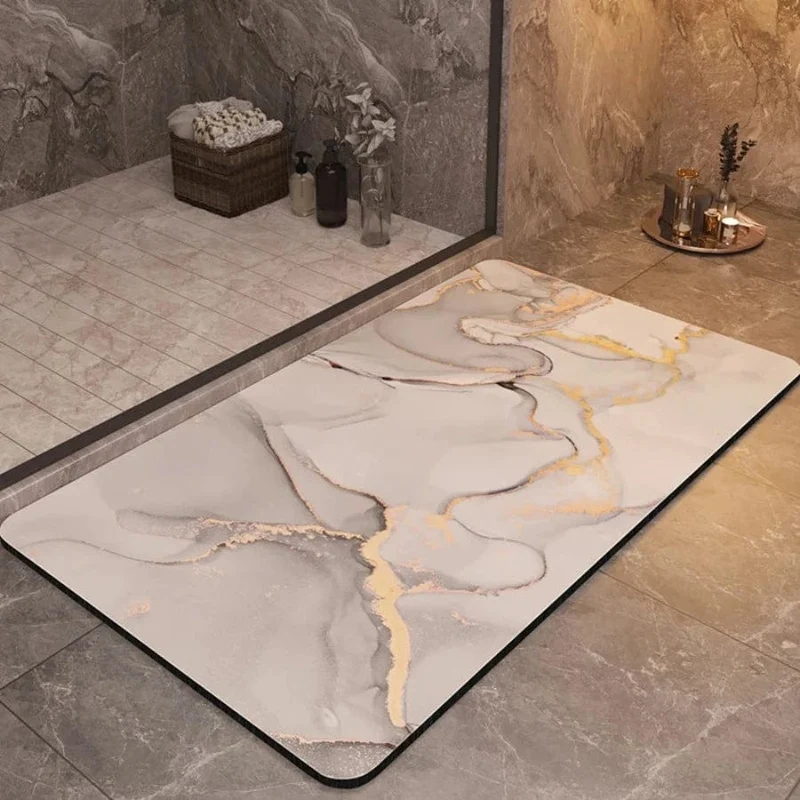Tapis de bain déco moderne