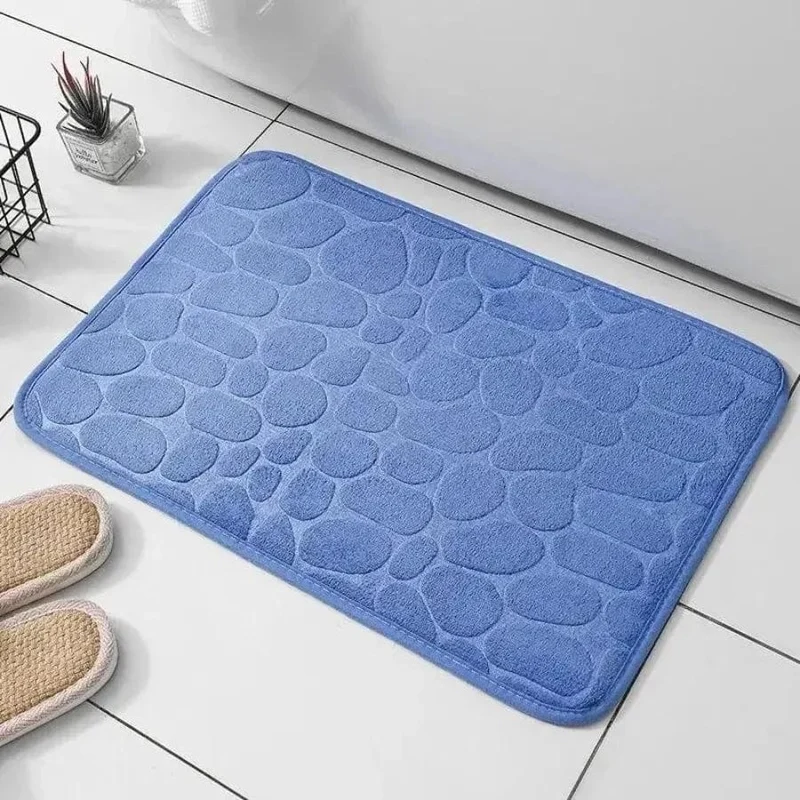 Tapis de bain design galets
