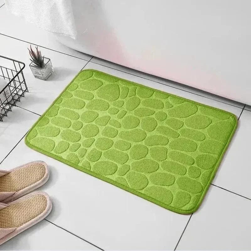 Tapis de bain design galets