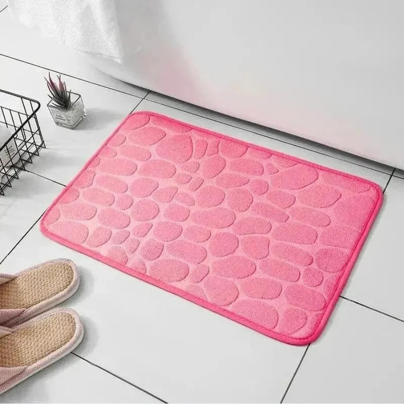 Tapis de bain design galets