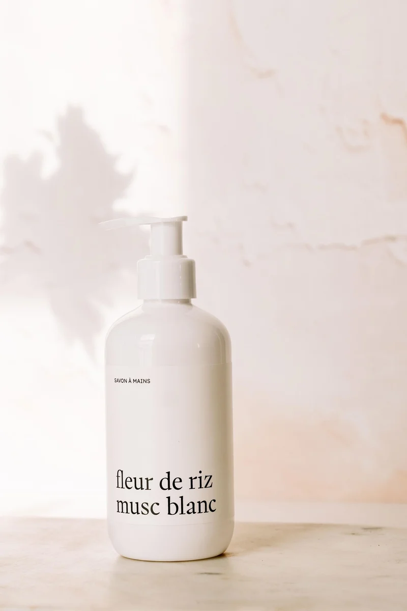 SAVON À MAINS - Fleur de riz musc blanc