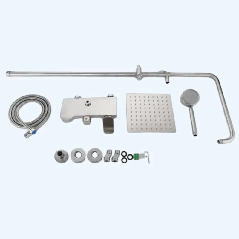 Colonne de douche inox brossé