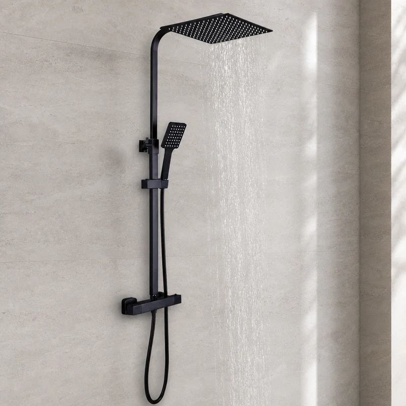 Colonne de douche thermostatique design chic