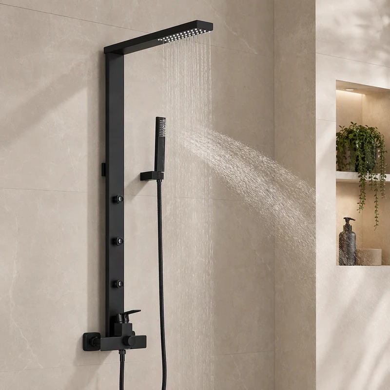 Colonne de douche hydromassante