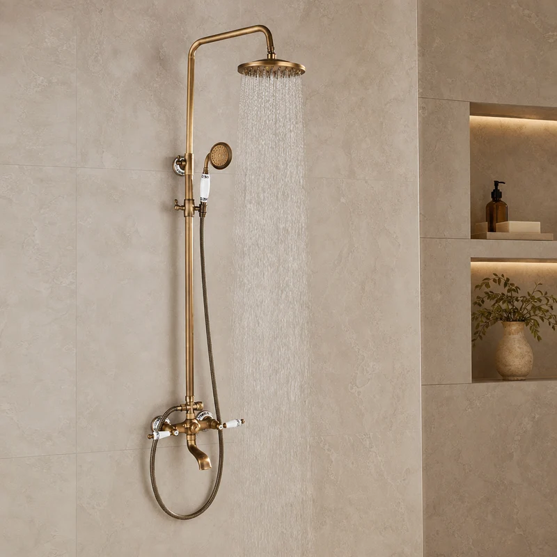 Colonne de douche vintage