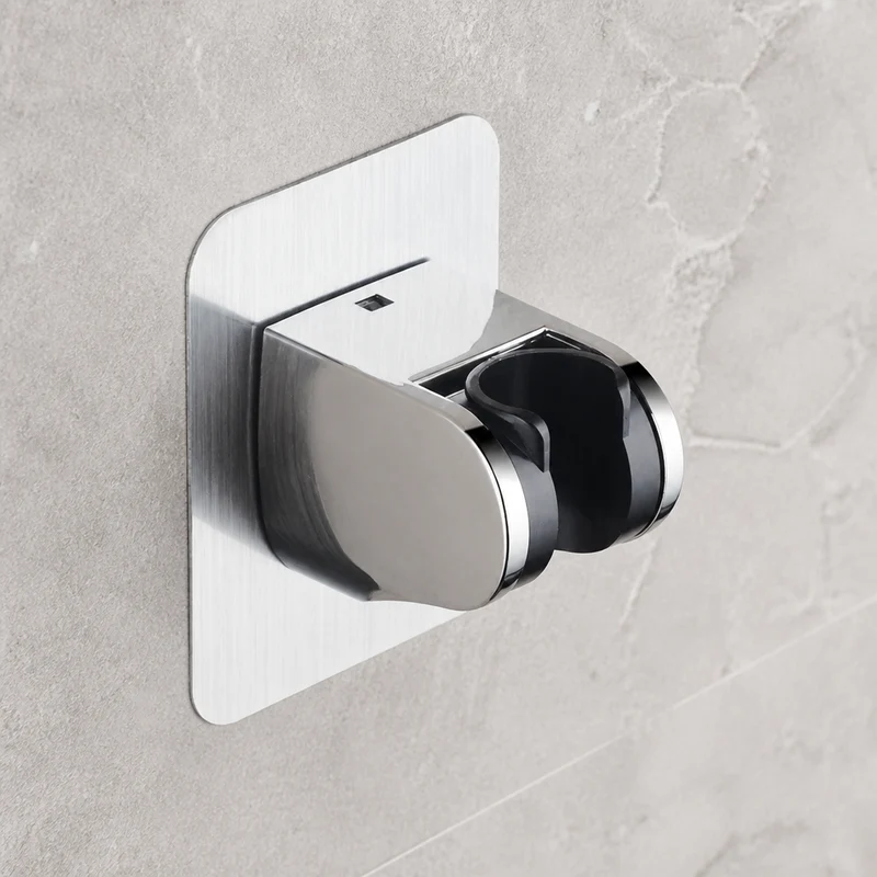 Support de pommeau de douche ajustable et adhésif