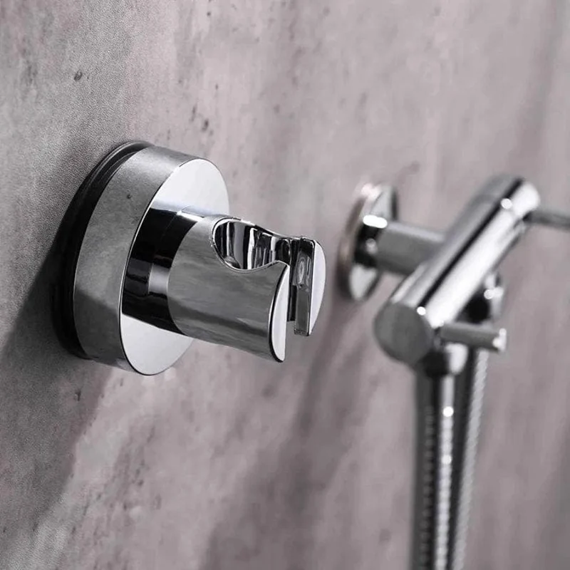 Support de pommeau de douche rond adhésif