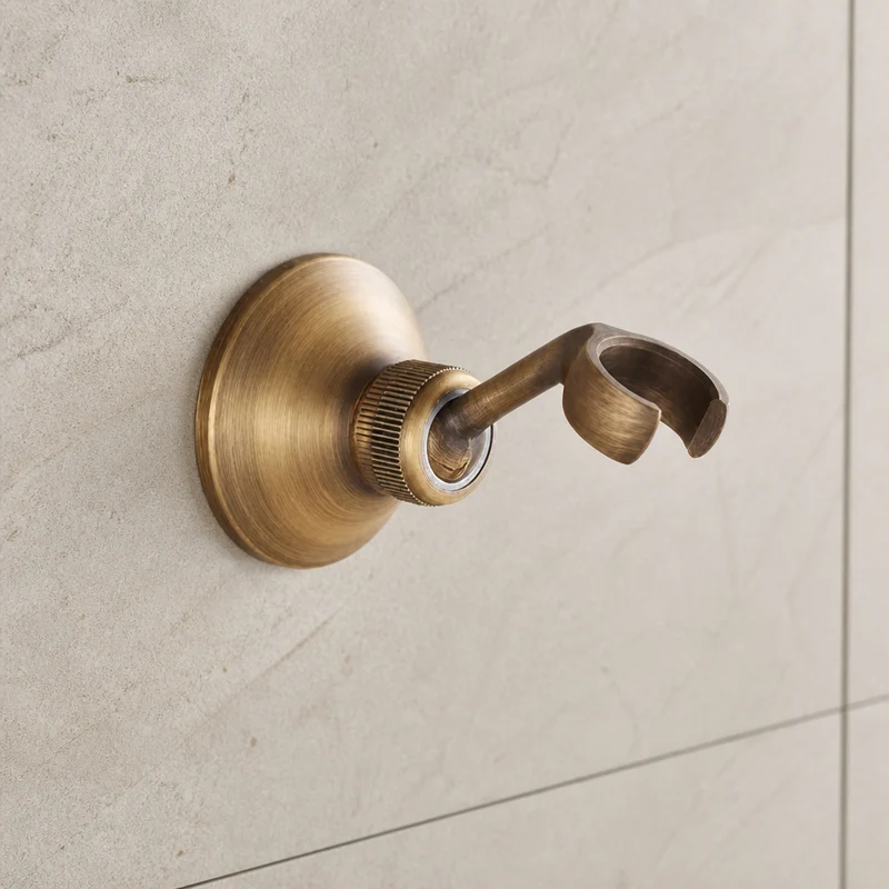 Support de pommeau de douche vintage