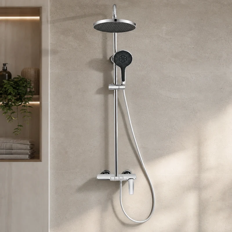 Colonne de douche design minimaliste