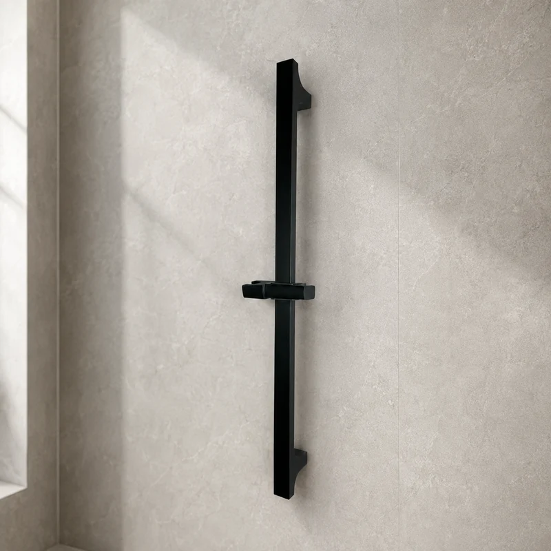 Barre de douche design carré
