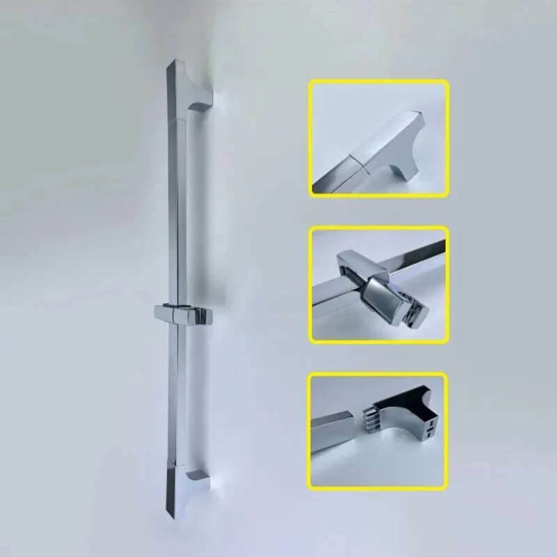 Barre de douche design carré
