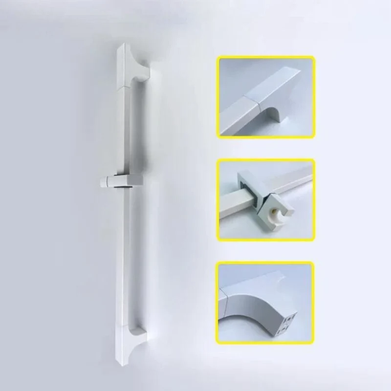 Barre de douche design carré